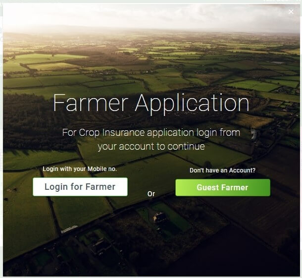 PMFBY farmer login for application PMFBY farmer login for application