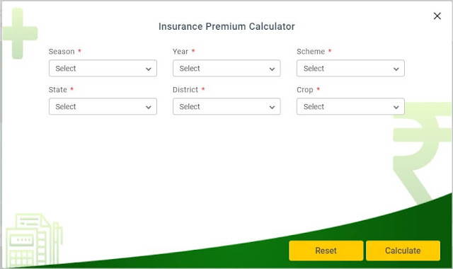 Pradhan Mantri Fasal Bima Yojana insurance-premium-calculator Pradhan Mantri Fasal Bima Yojana insurance-premium-calculator