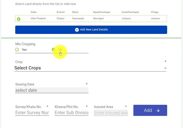 PMFBY crop details PMFBY crop details