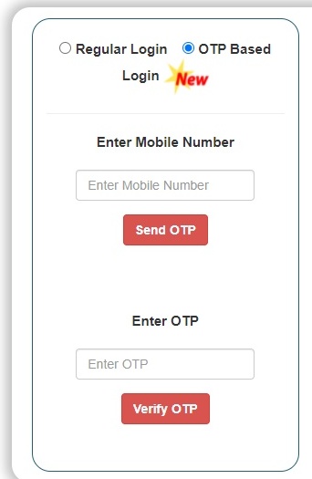 OTP Based Login OTP Based Login